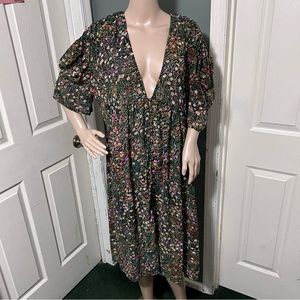 NWT $148 Akemi & Kin | Anthropologie |Sheer Floral Dress | Overpiece / Cover Up